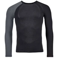 Koszulki sportowe męskie - Koszulka męska Ortovox Competition Light LS M Rozmiar: XL / Kolor: czarny/szary - miniaturka - grafika 1