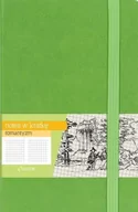 Szkolne artykuły papiernicze - Antra Notes Romantyzm A5 zielony kratka - miniaturka - grafika 1