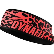 Czapki i chusty sportowe damskie - DYNAFIT Opaska na głowę Graphic Headband ultra coral - miniaturka - grafika 1