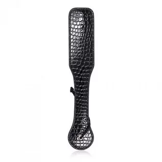 Akcesoria BDSM - Paletta Crocodile Spank Paddle black - grafika 1