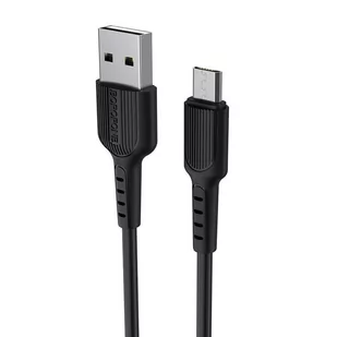 Kabel Micro USB 1m 2A Borofone Easy BX16 czarny - Kable USB - miniaturka - grafika 1