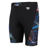 Kąpielówki męskie - Męskie Bokserki kąpielowe ARENA MEN'S SWIM JAMMER ALLOVER 005564/550 – Czarny - miniaturka - grafika 1