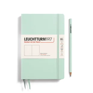 Notatnik Leuchtturm1917 Paperback B6+, Twarda Oprawa, Gładki, Mint Green - Notesy i bloczki - miniaturka - grafika 1