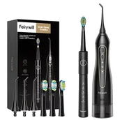 Szczoteczki elektryczne - Fairywill FW-E11+FW-5020E Czarny - miniaturka - grafika 1
