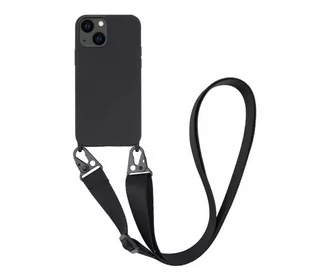 Vivanco Necklace Cover do iPhone 13 (czarny) - Etui i futerały do telefonów - miniaturka - grafika 1