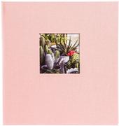 Albumy fotograficzne - goldbuch Goldbuch album fotograficzny z wycięciem na zdjęcie, Bella Vista, 30 x 31 cm, 60 białych stron z pergaminowymi przekładkami, len, różowy, 27 722 - miniaturka - grafika 1