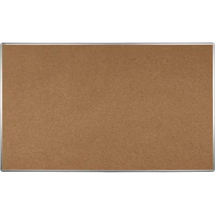 ekoTAB Tablica tekstylna ekoTAB w aluminiowej ramie, 200x120 cm, brązowa 535127 - Tablice i flipcharty - miniaturka - grafika 1