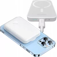 Powerbanki - Baseus powerbank magnetyczny 6000mAh 20W + kabel USB Typ C 60W 50cm biały - miniaturka - grafika 1