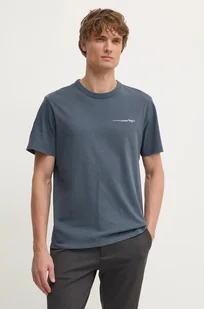 Pepe Jeans t-shirt bawełniany DAVY TEE męski kolor szary z nadrukiem PM509626 - Koszulki męskie - miniaturka - grafika 1