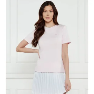 Tommy Hilfiger T-shirt Slim Fit - Koszulki i topy damskie - miniaturka - grafika 1
