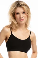 Biustonosze - Biustonosz braletka Julimex Bamboo Lounge Bra czarny - miniaturka - grafika 1
