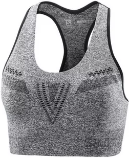Salomon Biustonosz Elevate Move''on Bra W Black C13119 - Bielizna sportowa damska - miniaturka - grafika 1