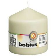 Świece - Bolsius świeca filarowa Cello XXL kość słoniowa - 10 cm / ø 10 cm - miniaturka - grafika 1