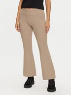 Spodnie sportowe damskie - Guess Spodnie materiałowe W4BB53 Z3K92 Beżowy Regular Fit - miniaturka - grafika 1