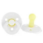 Smoczki uspokajające - Hevea BIBS WHITE dynamiczny smoczek uspokajający BIBS BIBS 100211 - miniaturka - grafika 1