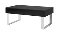 Ławy i stoliki kawowe - Stolik kawowy PRESTIŻ 110 POŁYSK Czarny Do Salonu Szuflada - miniaturka - grafika 1