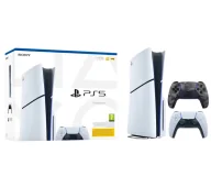 Konsole Playstation - Sony PlayStation 5 Slim E Chassis PS5 1TB z napędem + Dodatkowy Pad Szary kamuflaż - miniaturka - grafika 1