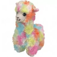Maskotki i pluszaki - Ty Inc BEANIE BABIES LOLA kremowa lama 15cm 41217 - miniaturka - grafika 1