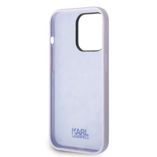 Karl Lagerfeld KLHCP14LSNIKBCU iPhone 14 Pro 6,1" hardcase purpurowy/purple Silicone Ikonik - Etui i futerały do telefonów - miniaturka - grafika 7