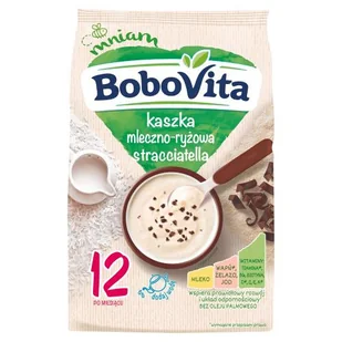 BoboVita Kaszka mleczno-ryżowa stracciatella po 12 miesiącu, 210 g -> Wysyłka 3,99 - odbiór w Żabce - Kaszki dla dzieci - miniaturka - grafika 1