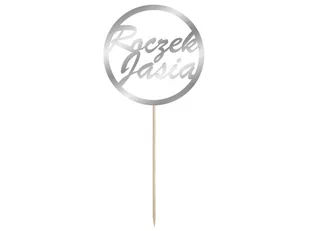 Topper na tort na roczek - personalizowany - 1 szt. - Baby shower i roczek - miniaturka - grafika 1