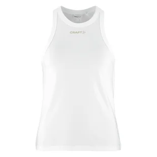 Damska koszulka bez rękawów CRAFT CORE ESSENCE MESH SINGLET W 1914698-900000 – Biały - Koszulki i topy damskie - miniaturka - grafika 1
