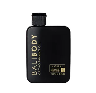 Bali Body Cacao Tanning Oil SPF15 Kakaowy olejek do opalania z SPF - Balsamy i kremy do opalania - miniaturka - grafika 1