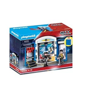 PLAYMOBIL Game box In the police station 70306 - Zabawki kreatywne - miniaturka - grafika 1
