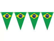 Dekoracje sali - Congee.pl Baner wiszący Flaga Brazylii - 5 m - miniaturka - grafika 1