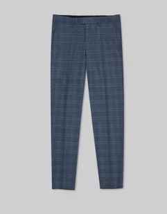 spodnie plati 01 szary slim fit - Spodnie męskie - miniaturka - grafika 1