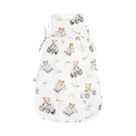 Śpiworki dla dzieci - Bawełniany Śpiworek do spania Duży 6-18 mc Traktory - miniaturka - grafika 1