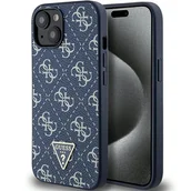 Etui i futerały do telefonów - Etui Guess GUHCP15MPG4GPB Apple iPhone 15 Plus / 14 Plus hardcase 4G Triangle Metal Logo niebieski/blue - miniaturka - grafika 1