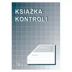 Michalczyk&Prokop KSIĄŻKA KONTROLI A4 P11 - Druki akcydensowe - miniaturka - grafika 1