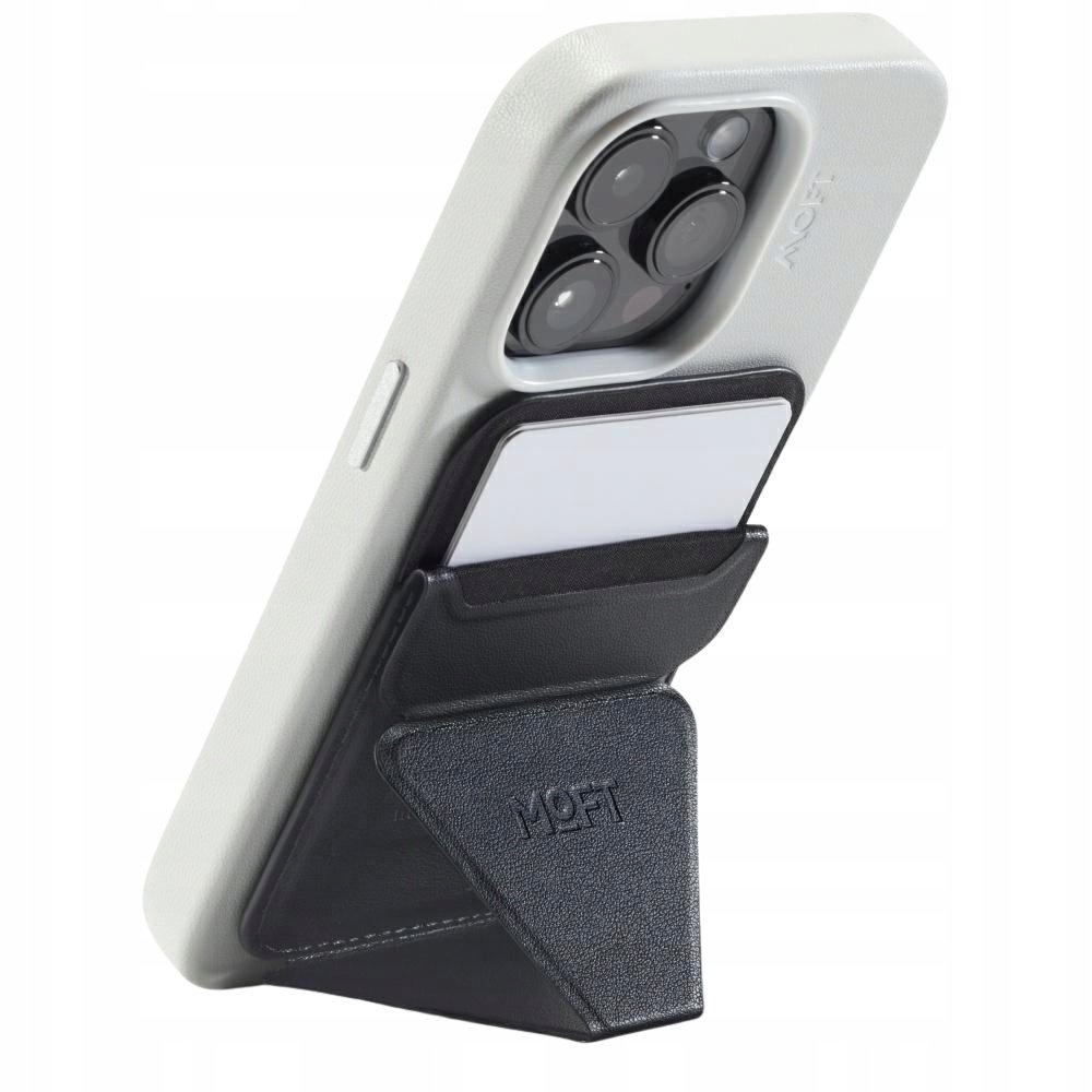 Moft Movas Snap-On portfel magnetyczny MagSafe, 3w1 (czarny)