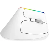 Myszki - Delux M618C 2.4G 1600DPI RGB (biała) M618C - miniaturka - grafika 1