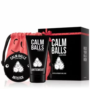 Angry Beards Zestaw Calm Balls - Antisweat, Antistick i worek - Zestawy kosmetyków męskich - miniaturka - grafika 1