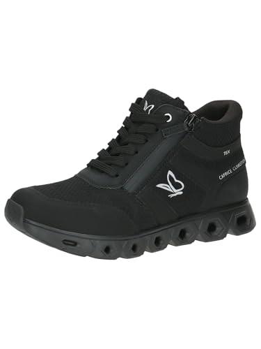CAPRICE Damskie sztyblety Lace Boot Flat 9-25221-43, Black Blk Sole., 38 EU