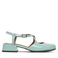 Czółenka - Czółenka Fly London Carkfly P145461 Zielony - miniaturka - grafika 1