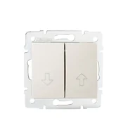 Wyłączniki światła i elektryczne - Kanlux Łącznik żaluzjowy LOGI 02-1100-103 kr 25137 - miniaturka - grafika 1