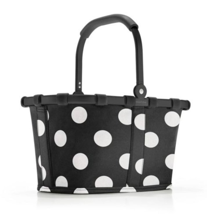 Kosz zakupowy Carrybag Frame XS Dots white Reisenthel