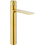 Baterie umywalkowe - Mexen Zero+ bateria umywalkowa wysoka złota - 71610-50 - miniaturka - grafika 1