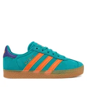 Buty dla chłopców - Sneakersy adidas Gazelle JR5946 Zielony - miniaturka - grafika 1