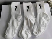 Skarpetki męskie - Skarpetki 3pak numer 7 CR7 Cristiano Ronaldo prezent - miniaturka - grafika 1