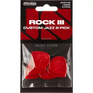 Dunlop 570P1.38 Rock III Custom Jazz III - Inne akcesoria gitarowe - miniaturka - grafika 1