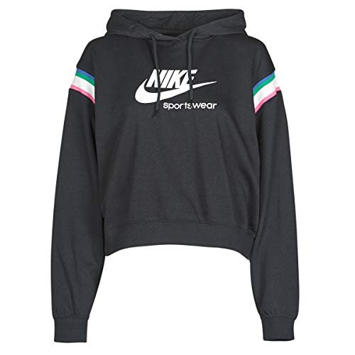 Nike Damska bluza sportowa Heritage Po Hoodie czarny Czarny/Sail/White XL