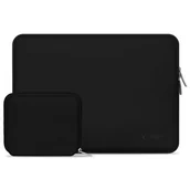 Torby na laptopy - Etui na laptopa TECH-PROTECT Neoslim 13-14 cali Czarny + Torba na akcesoria NEOSLIM LAPTOP 13-14 BLACK - miniaturka - grafika 1