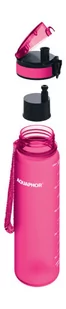 AQUAPHOR Butelka na wodę Aquaphor 0,5 l Różowa 5778-uniw - Shakery i bidony sportowe - miniaturka - grafika 2