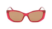 Okulary przeciwsłoneczne - KARL LAGERFELD Damskie okulary przeciwsłoneczne KL6071S Strawberry, 54 - miniaturka - grafika 1