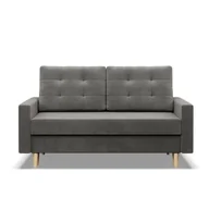 Sofy i kanapy - Sofa rozkładana, Blank Kronos, 152x92x92 cm, jasny szary - miniaturka - grafika 1
