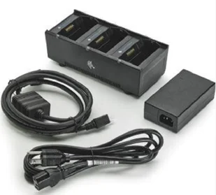 3 slot battery charger; ZQ600, QLn and ZQ500 Series; Includes power supply and EU power cord - Artykuły biurowe - miniaturka - grafika 1